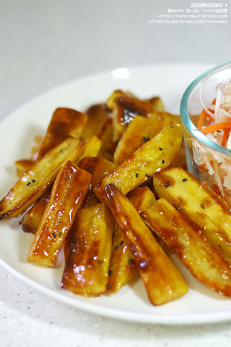 밤조림시럽을 이용한 고구마빠스