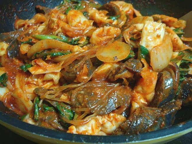 매콤한 신림동 순대볶음